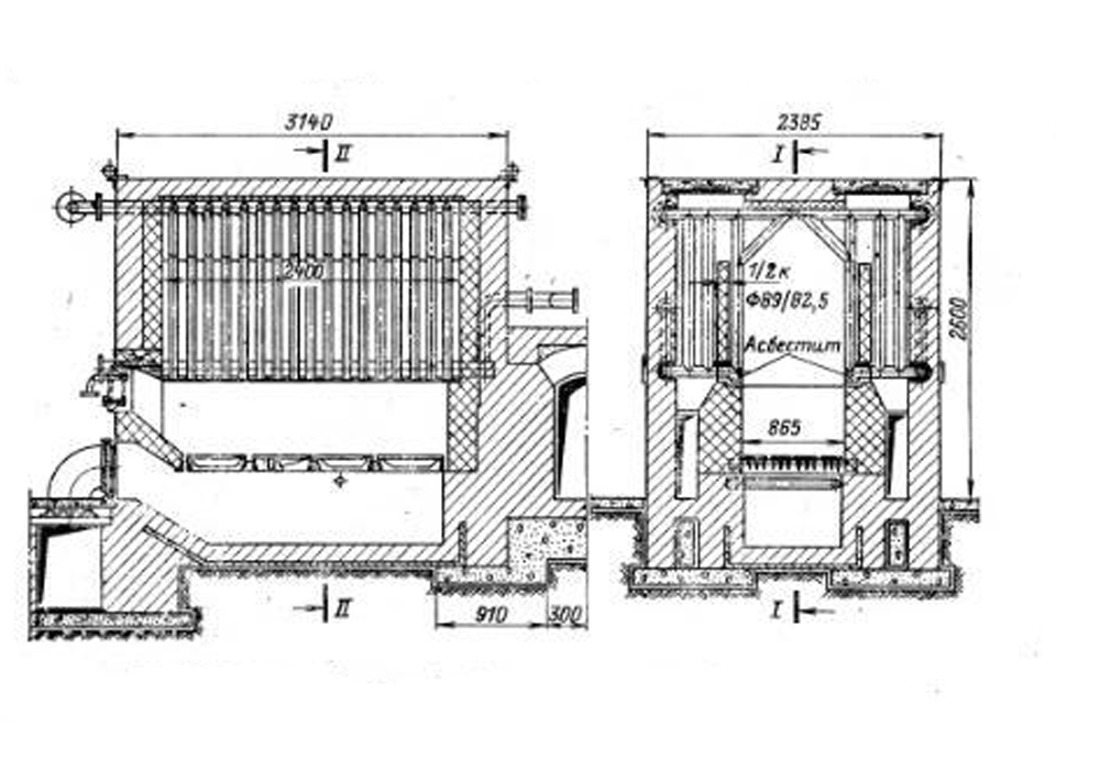 Стальные водогрейные котлы конструкции Ревокатова Стальные водогрейные котлы