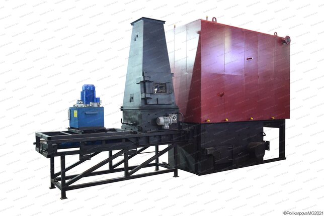 Котел 0.6 МВт на опилках автоматический