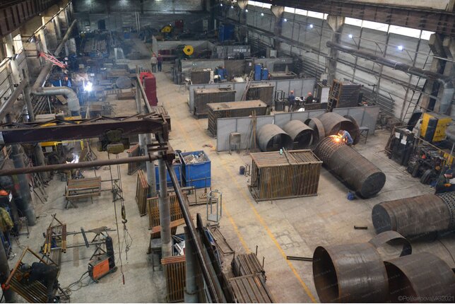 Паровой котел на газе 1200 кг 130 С производство